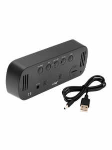 Часы электронные настольные от USB с будильником и термометром VST 895Y-4 Зеленые